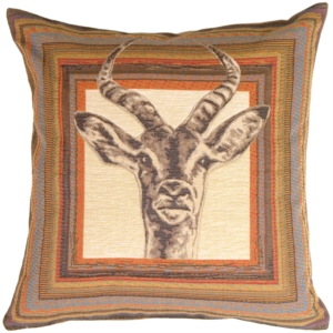 Antelope Tapestry Throw Pillow