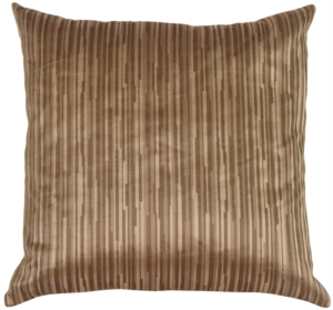 Horizon in Taupe Silk Throw Pillow 