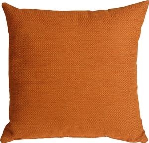 Arizona Chenille 20x20 Orange Throw Pillow