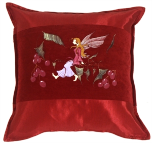 Fairy Pillow Luella Burgundy