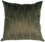 Harmony Wave in Grey Green Accent Pillow 18x18
