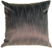 Harmony Wave in Dark Blue Accent Pillow 18x18