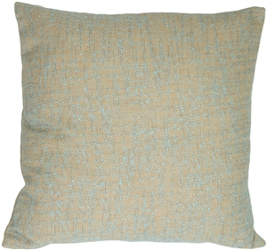 Turquoise Texture on Sand Accent Pillow 24x24