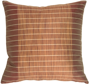 Wine Stripes and Strands Decorative Pillow