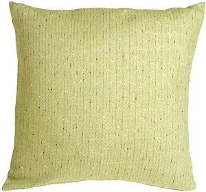 Herringbone Green Square Decorative Toss Pillow