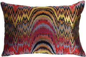Alchemy Multicolor Rectangular Decorative Toss Pillow