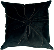 Suede Garden Pillow Black