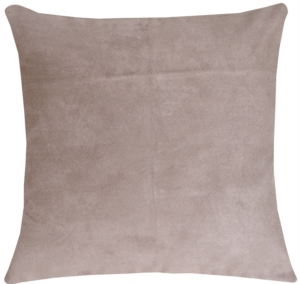 15x15 Royal Suede Silver Gray Throw Pillow