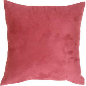 19x19 Royal Suede Pink Throw Pillow