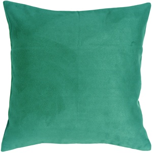 19x19 Royal Suede Turquoise Throw Pillow