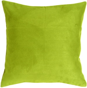 Royal Suede Lime Green Pillow 15x15