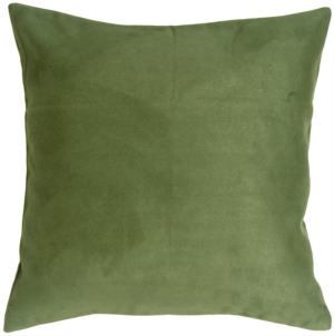 19x19 Royal Suede Forest Green Throw Pillow