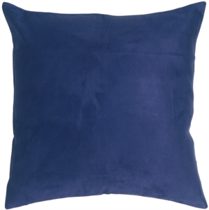 Royal Suede Navy Blue Pillow 19x19