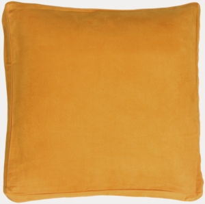 16"x16" Box Edge Royal Suede Toffee Throw Pillow