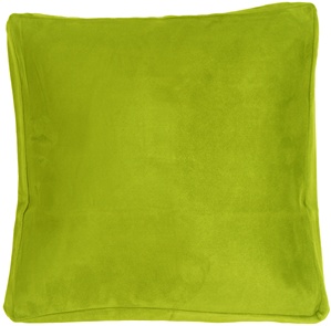 Royal Suede Lime Green Box Edge Pillow 16x16
