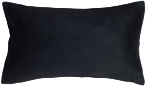 12x20 Royal Suede Midnight Blue Throw Pillow
