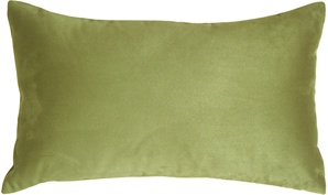 12x20 Royal Suede Sage Green Throw Pillow