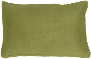 14x22 Box Edge Royal Suede Sage Green Throw Pillow