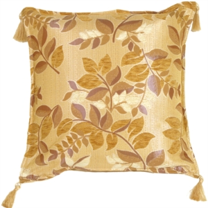 Leaf Textures in Neutral and Cream Throw Pillow