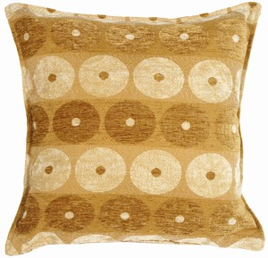 Neutral and Cream CD Romp Accent Pillow