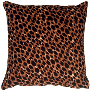 Cheetah Print Cotton Small Throw Pillow