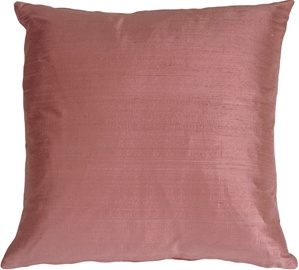 Rose Wine Dupioni Silk Accent Pillow 22x22