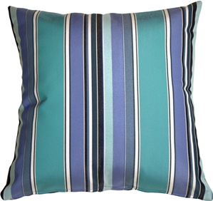 Sunbrella Dolce Oasis Stripes 20x20 Outdoor Pillow