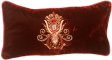 Asher Cut Diamond on Burgundy Rectangular Pillow