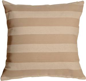 Brackendale Stripes Cream Throw Pillow