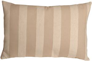 Brackendale Stripes Cream Rectangular Throw Pillow