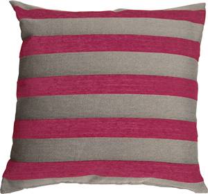 Brackendale Stripes Pink Throw Pillow
