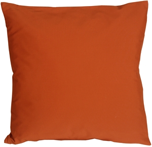 Caravan Cotton Rust 16x16 Throw Pillow