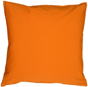 Caravan Cotton Orange 16x16 Throw Pillow