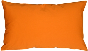 Caravan Cotton Orange 12x19 Throw Pillow