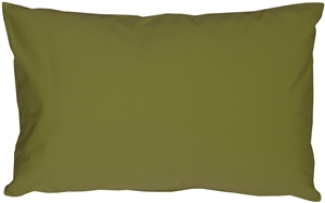 Caravan Cotton Olive Green 12x20 Throw Pillow