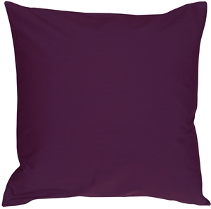 Caravan Cotton Purple 16x16 Throw Pillow