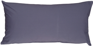 Caravan Cotton Denim Blue 9x18 Throw Pillow