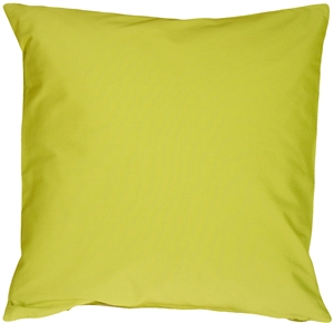 Caravan Cotton Lime Green 16x16 Throw Pillow