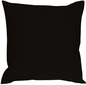 Caravan Cotton Black 16x16 Throw Pillow