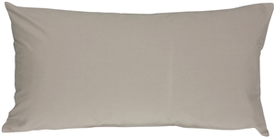 Light Gray Caravan Cotton Accent Pillow 9x18