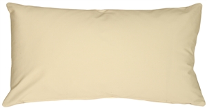 Caravan Cotton Cream 9x18 Throw Pillow
