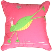 Quilted Freddie the Frog Children's Pillow